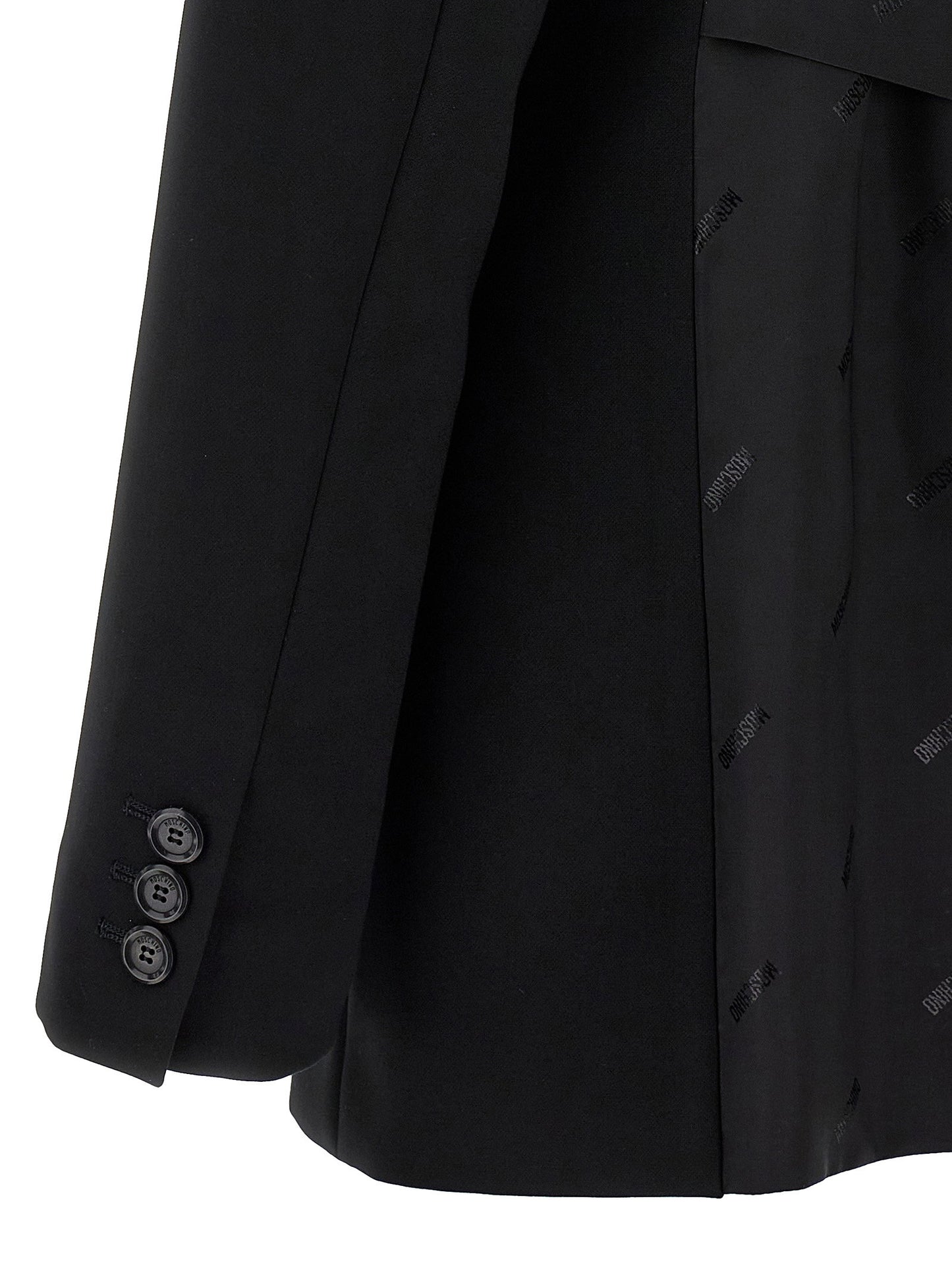 Moschino Single-breasted Martingale Blazer