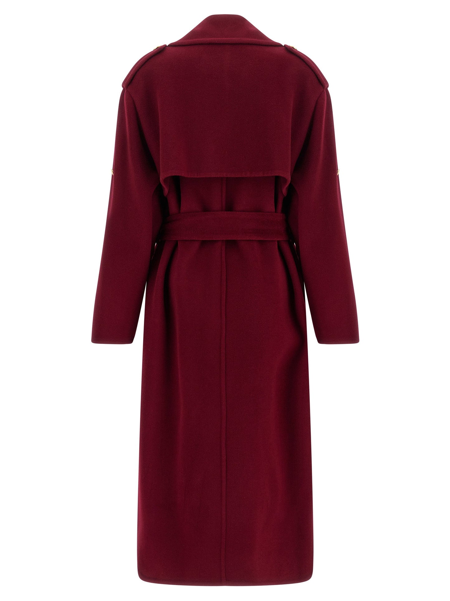 Alberta Ferretti Long Wool Coat
