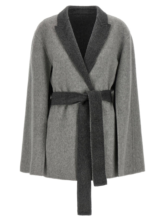 Alberta Ferretti Cardigan With Cape Sleeves