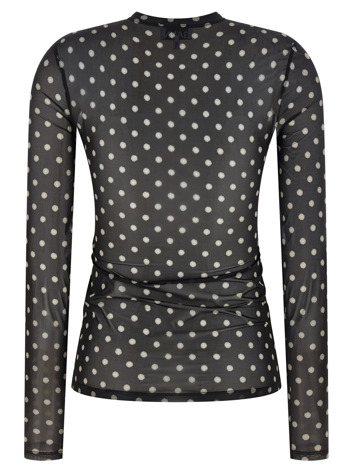 Ganni Printed Sheer Sweater