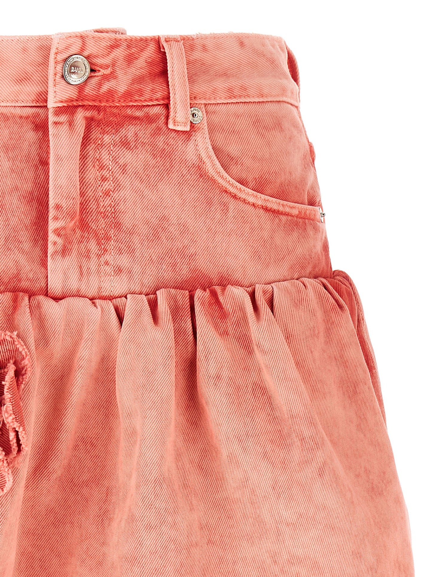 Ganni Denim Jeans Skirt