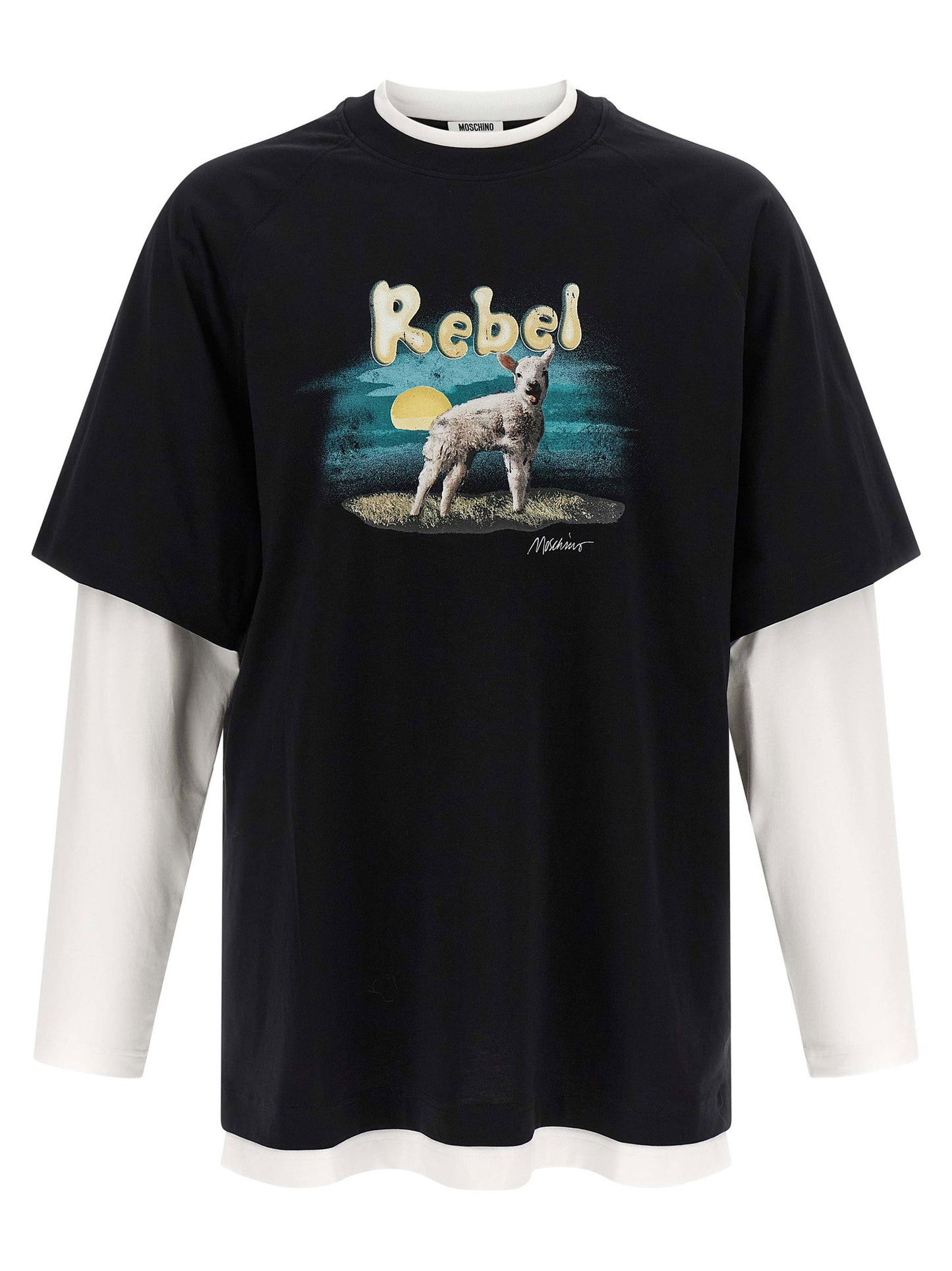 Moschino Double Layer Rebel T-shirt