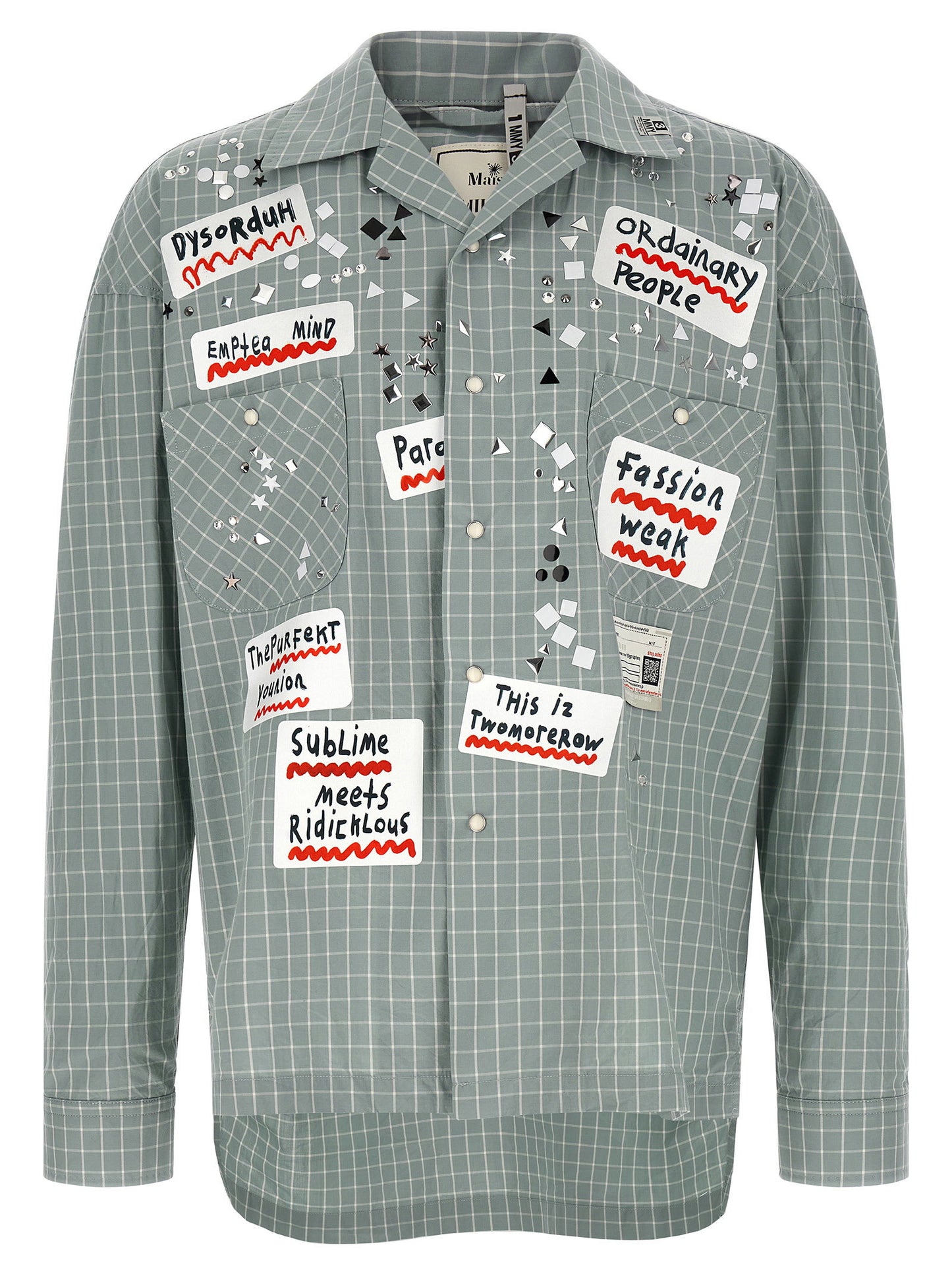 Maison Mihara Yasuhiro Shirt Adhesive Decorations