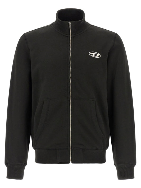 Diesel S-ginn-zip-iod Sweatshirt