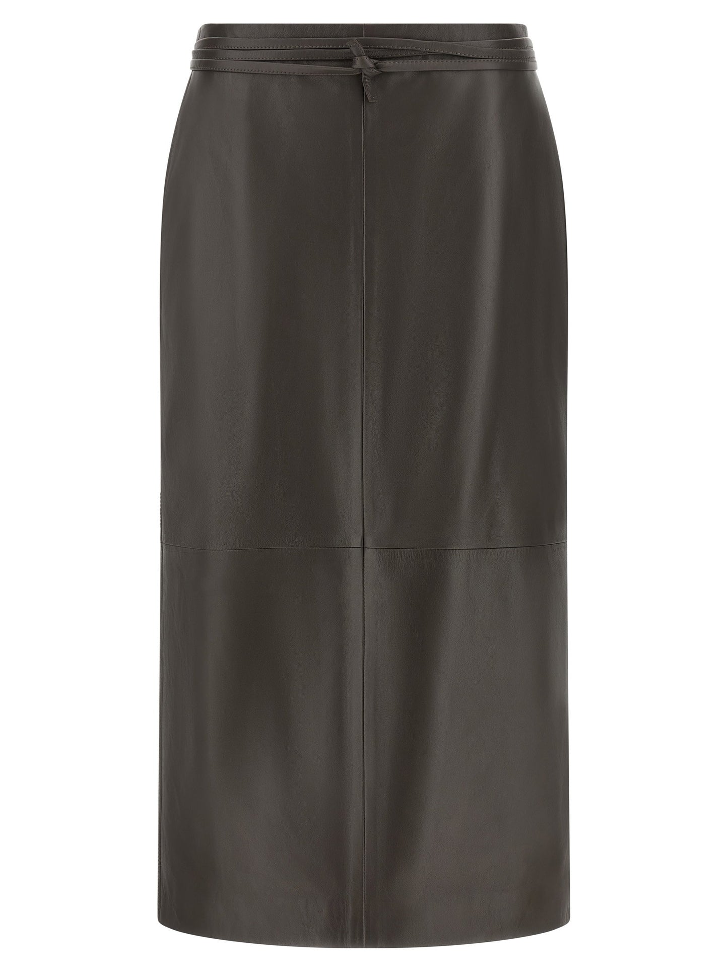 Alberta Ferretti Leather Skirt