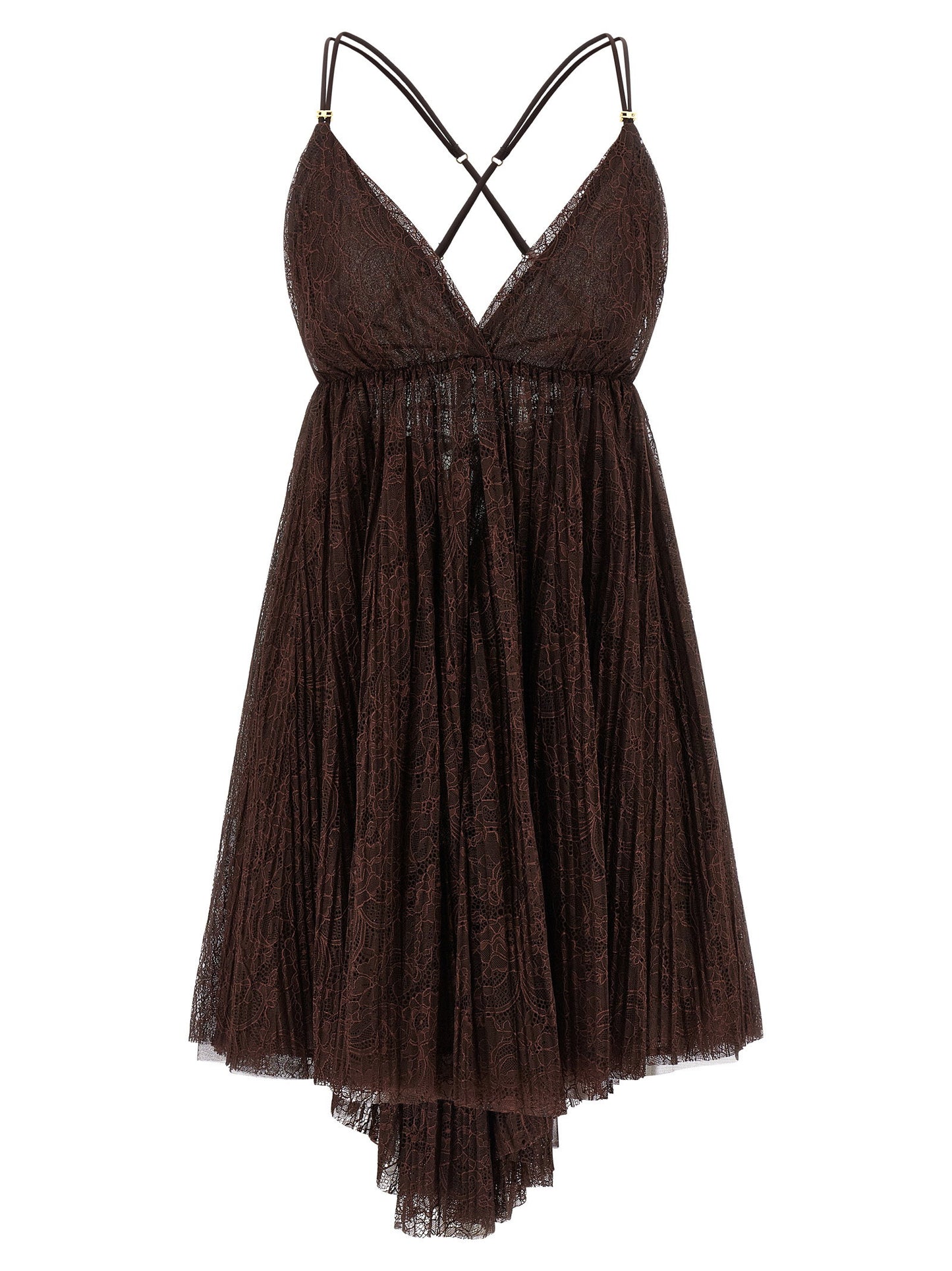 Elisabetta Franchi Lace Mini Dress