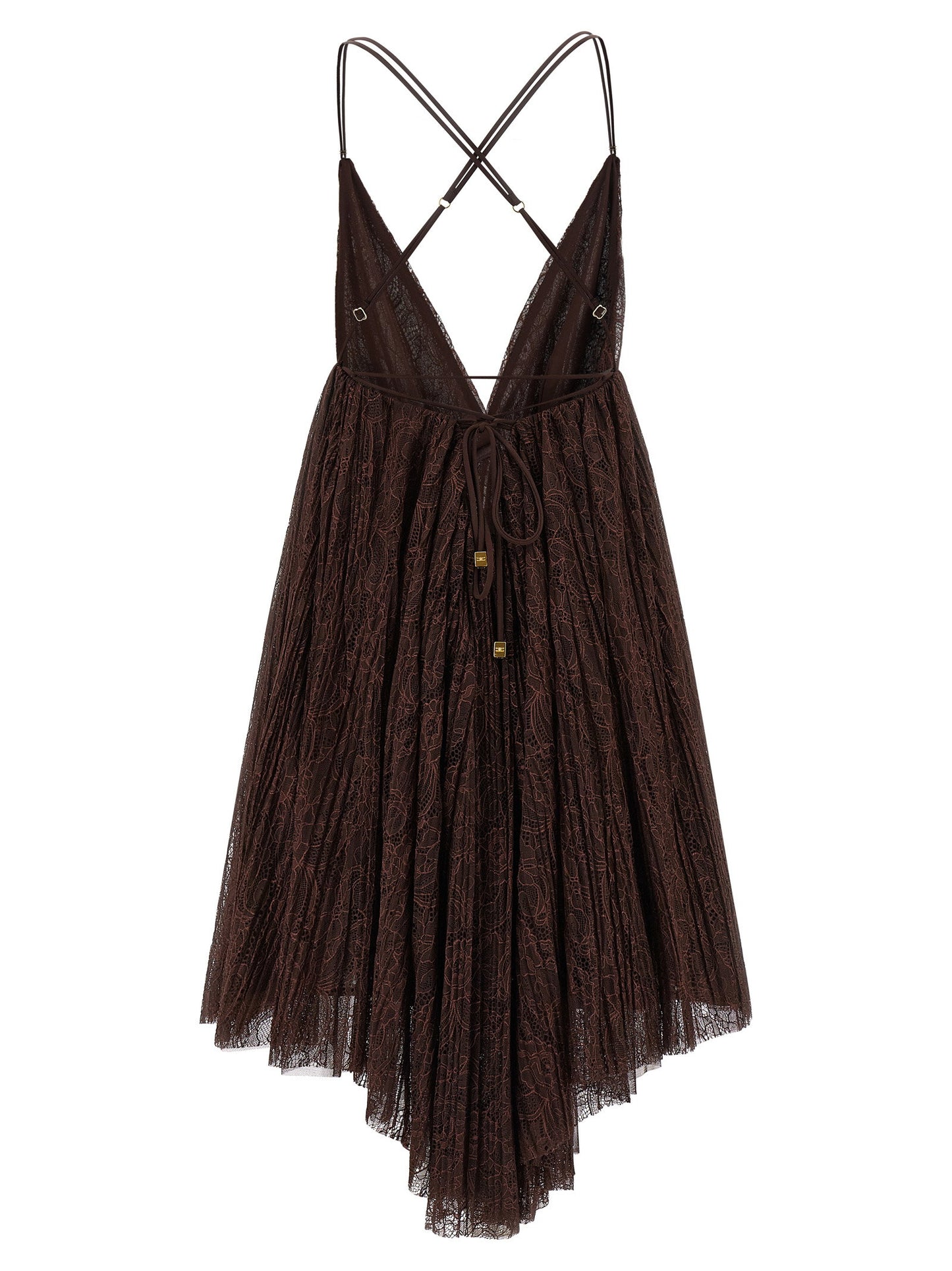Elisabetta Franchi Lace Mini Dress