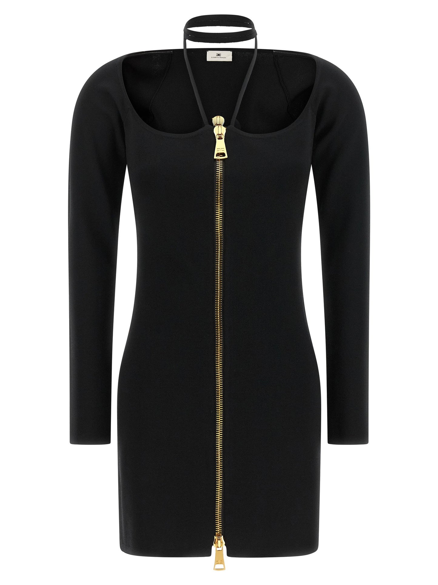 Elisabetta Franchi Fabric Stitch Knit Dress