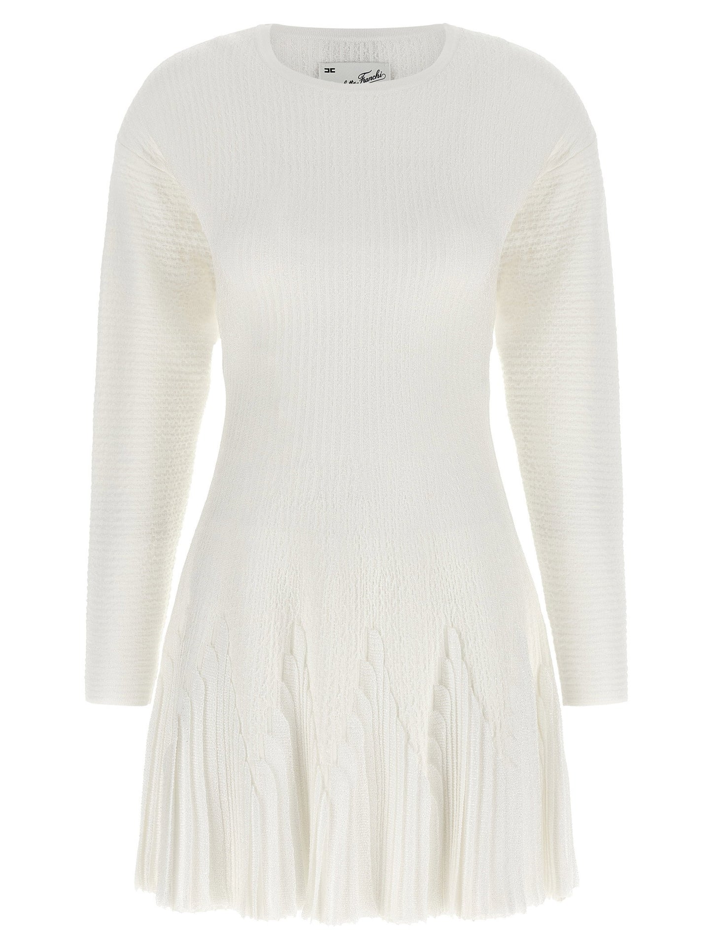 Elisabetta Franchi Knitted Pleated Dress
