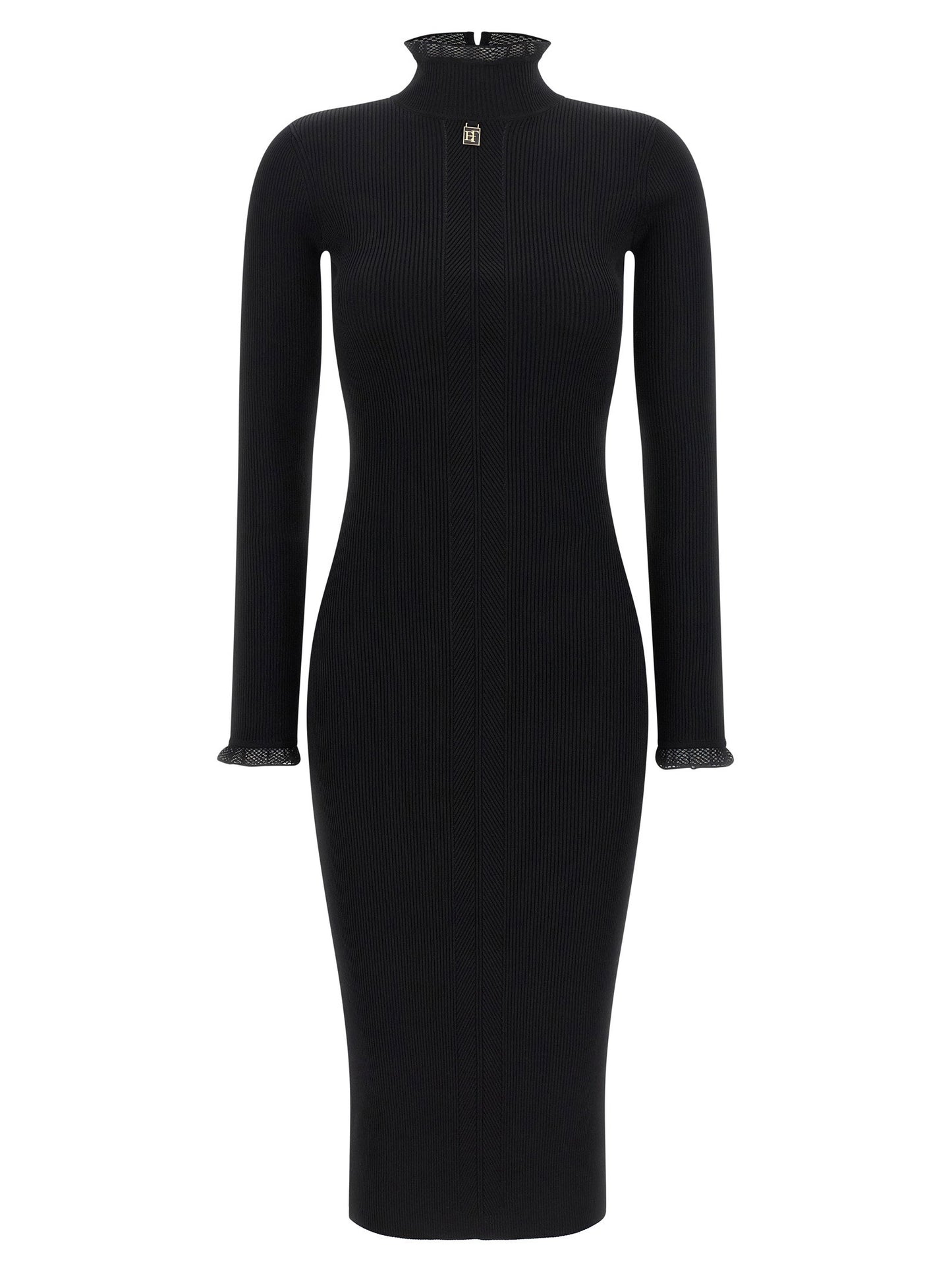 Elisabetta Franchi Ribbed Knit Dress