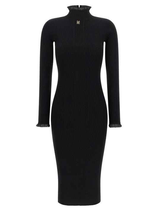 Elisabetta Franchi Ribbed Knit Dress