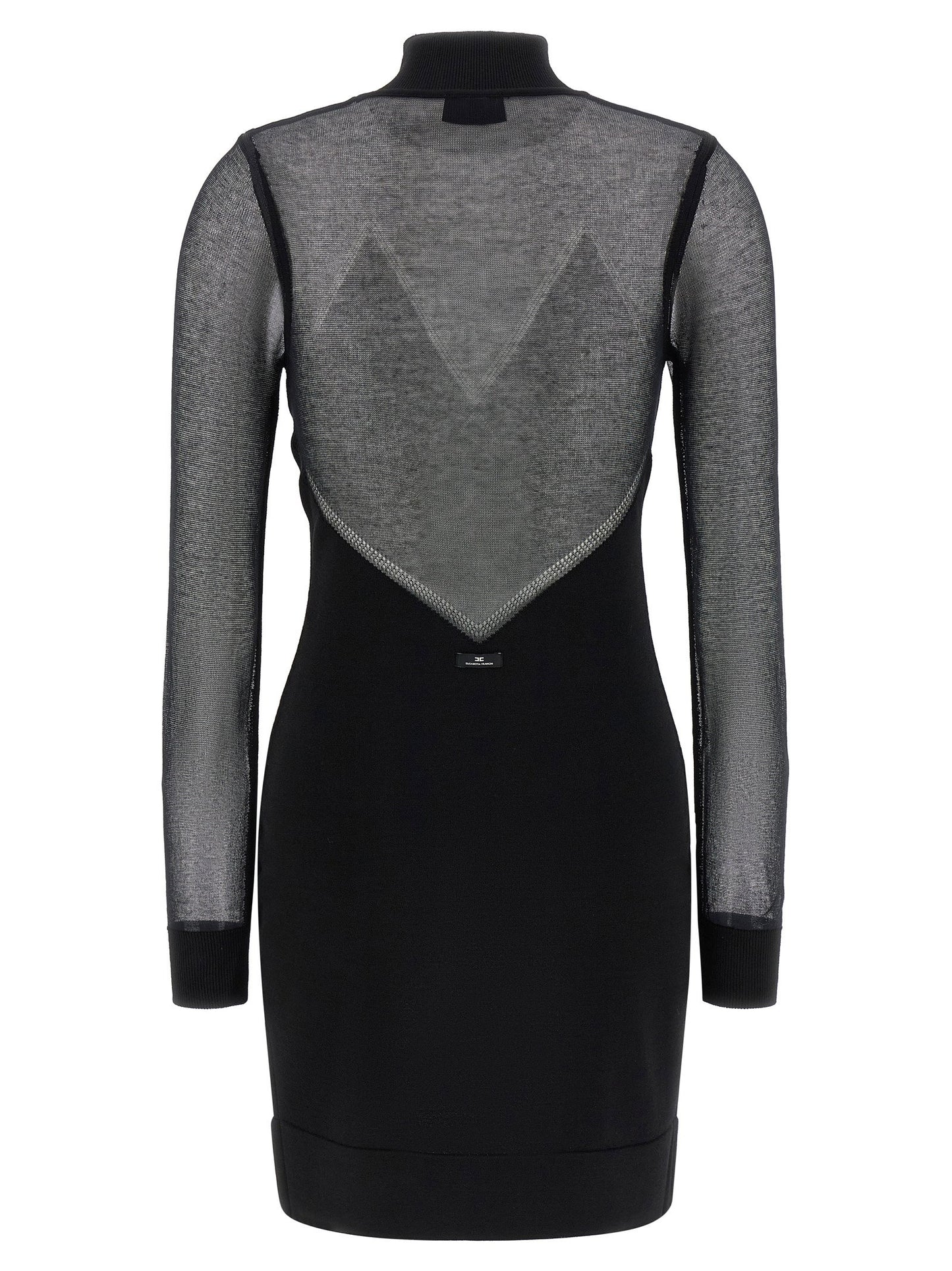 Elisabetta Franchi Dress With Transparencies