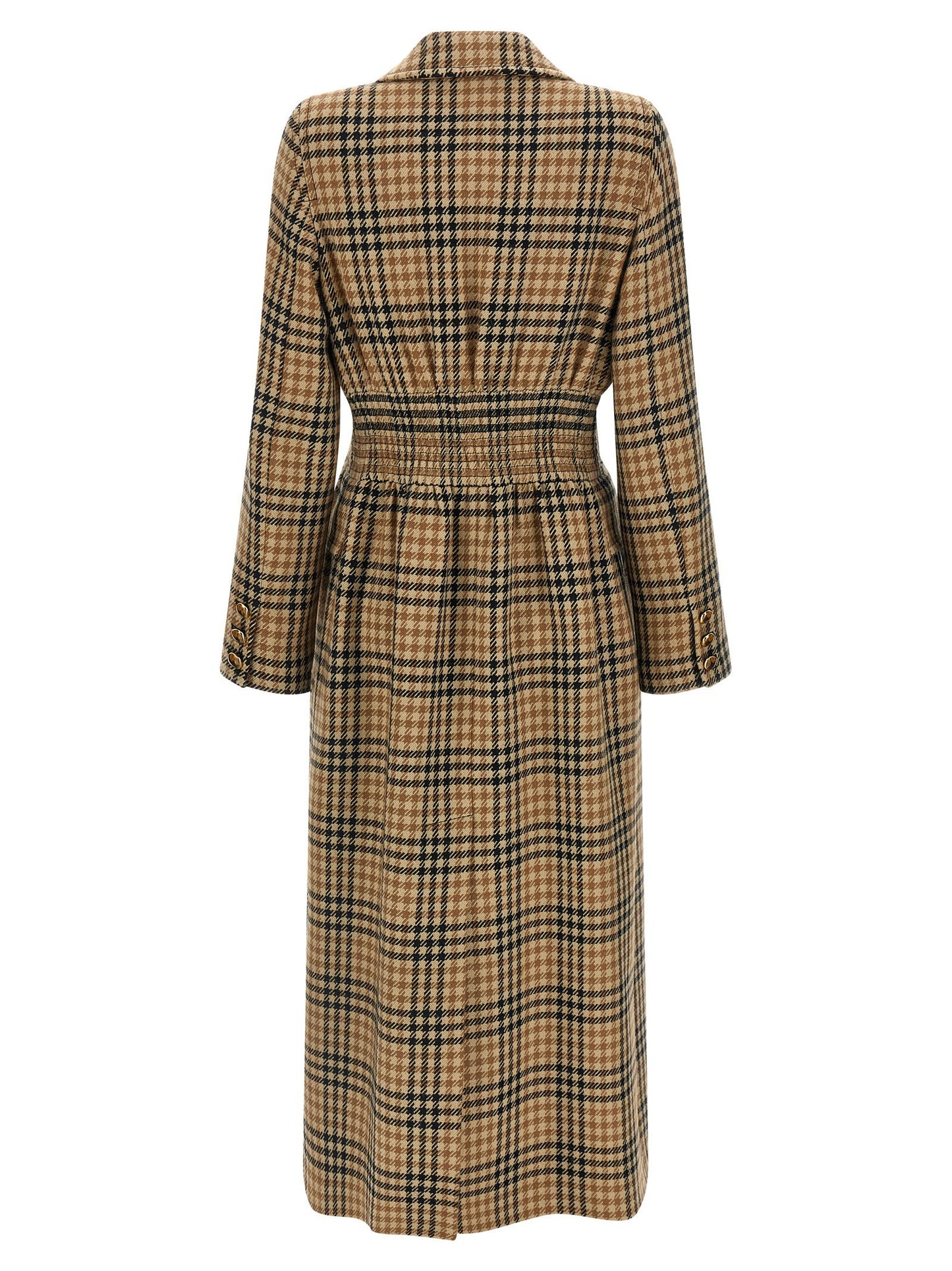 Valentino Garavani Houndstooth Wool Coat