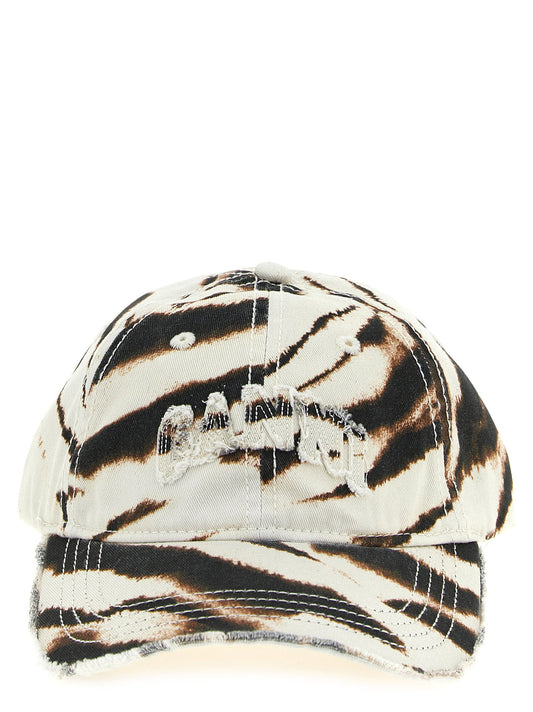 Ganni Animal Print Cap