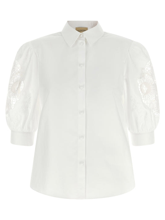 Valentino Garavani Macramé Insert Shirt
