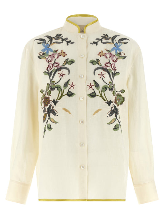 Valentino Garavani Floral Embroidery Shirt