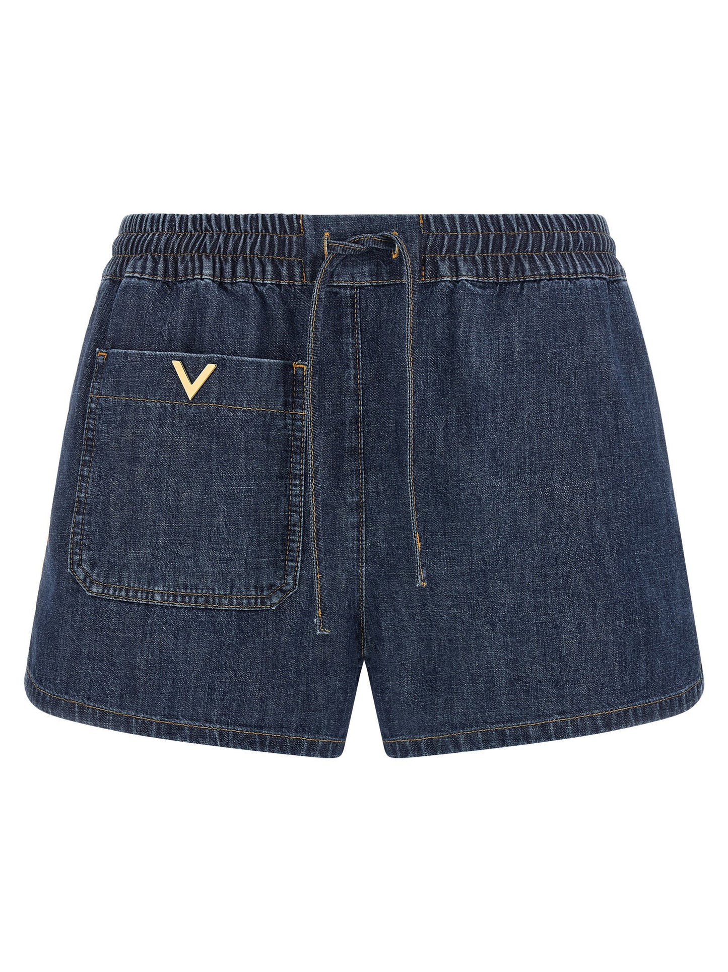 Valentino Garavani Chambray Denim Shorts