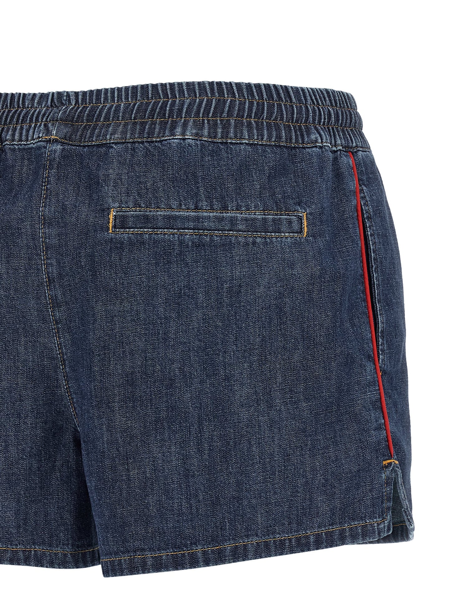 Valentino Garavani Chambray Denim Shorts