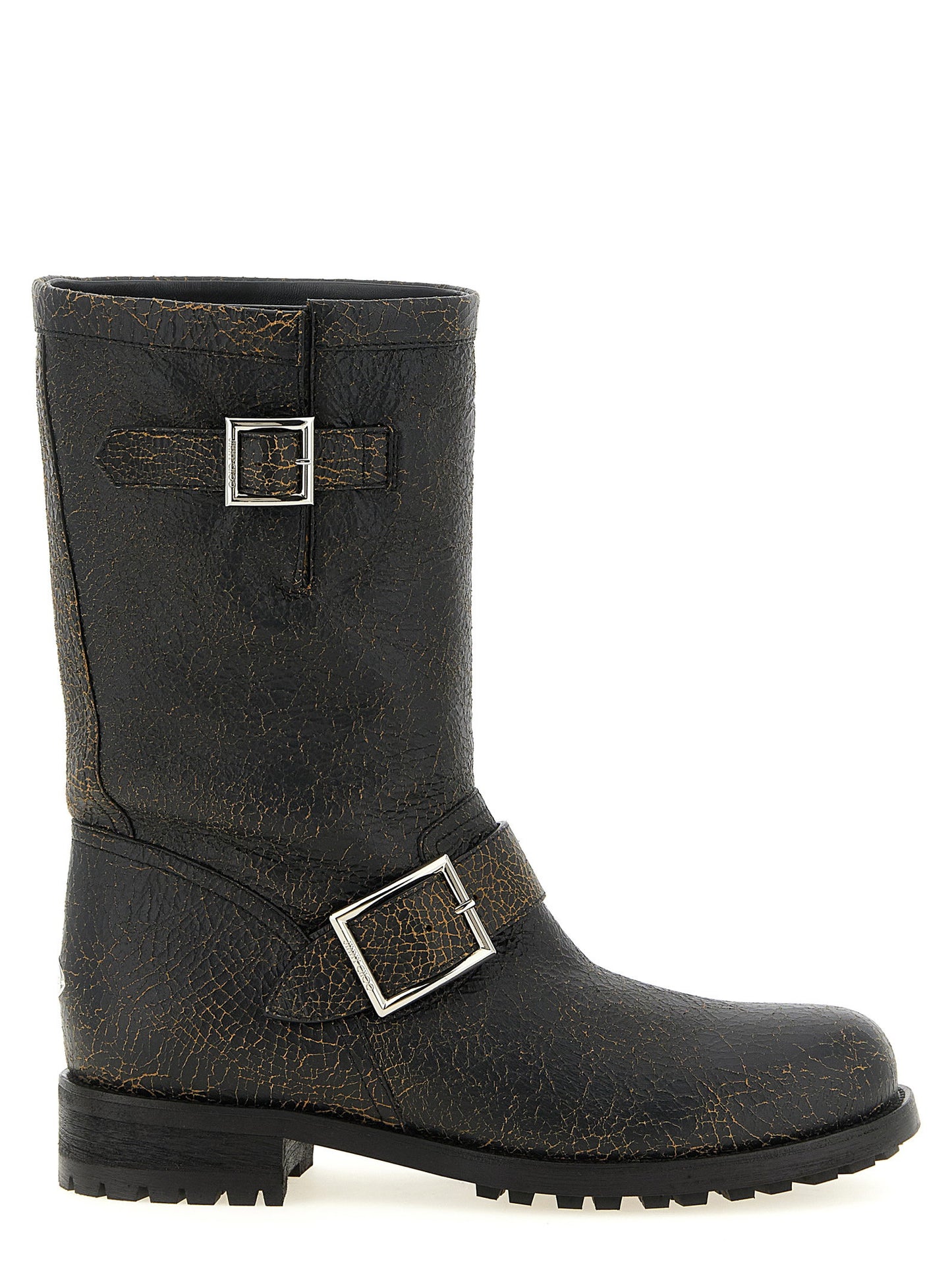Jimmy Choo Biker Mid Ankle Boots