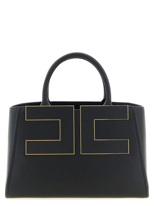 Elisabetta Franchi Maxi Logo Shopping Bag