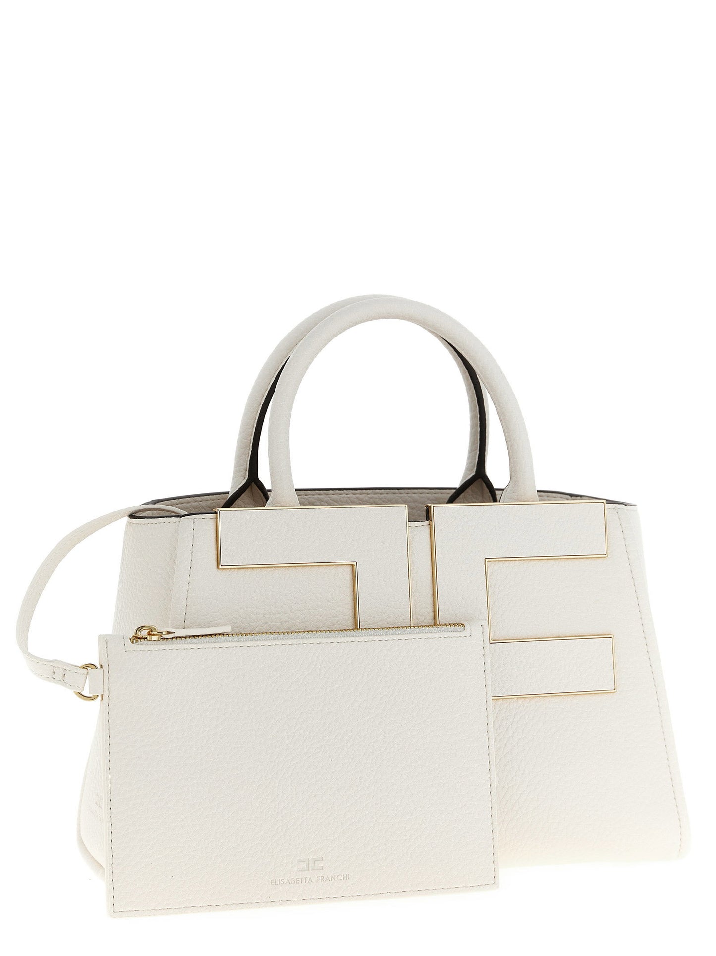 Elisabetta Franchi Maxi Logo Shopping Bag