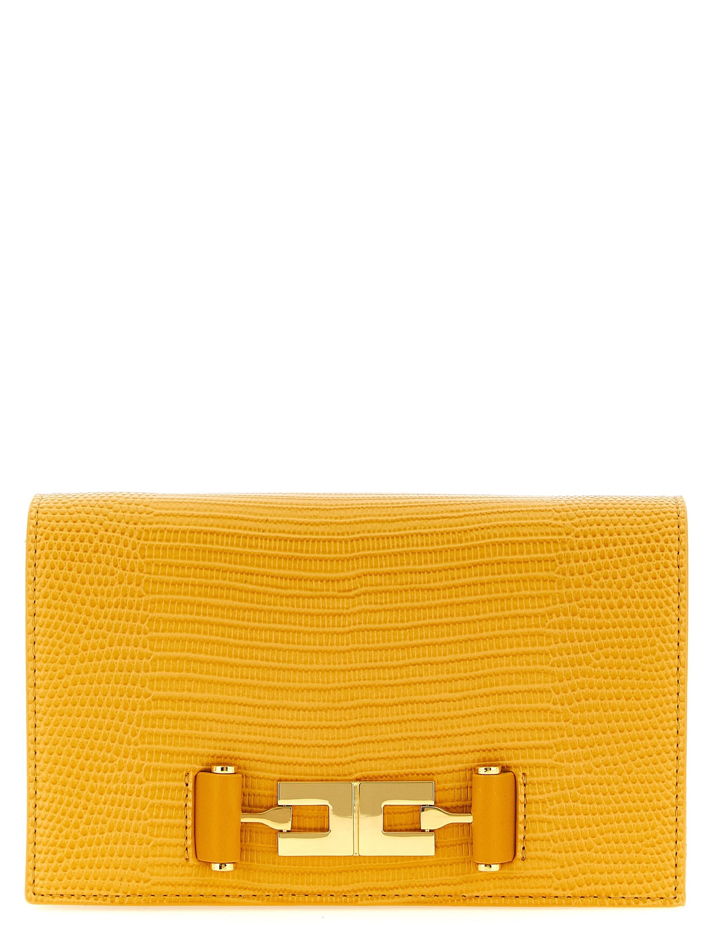 Elisabetta Franchi Lizard Print Crossbody Bag