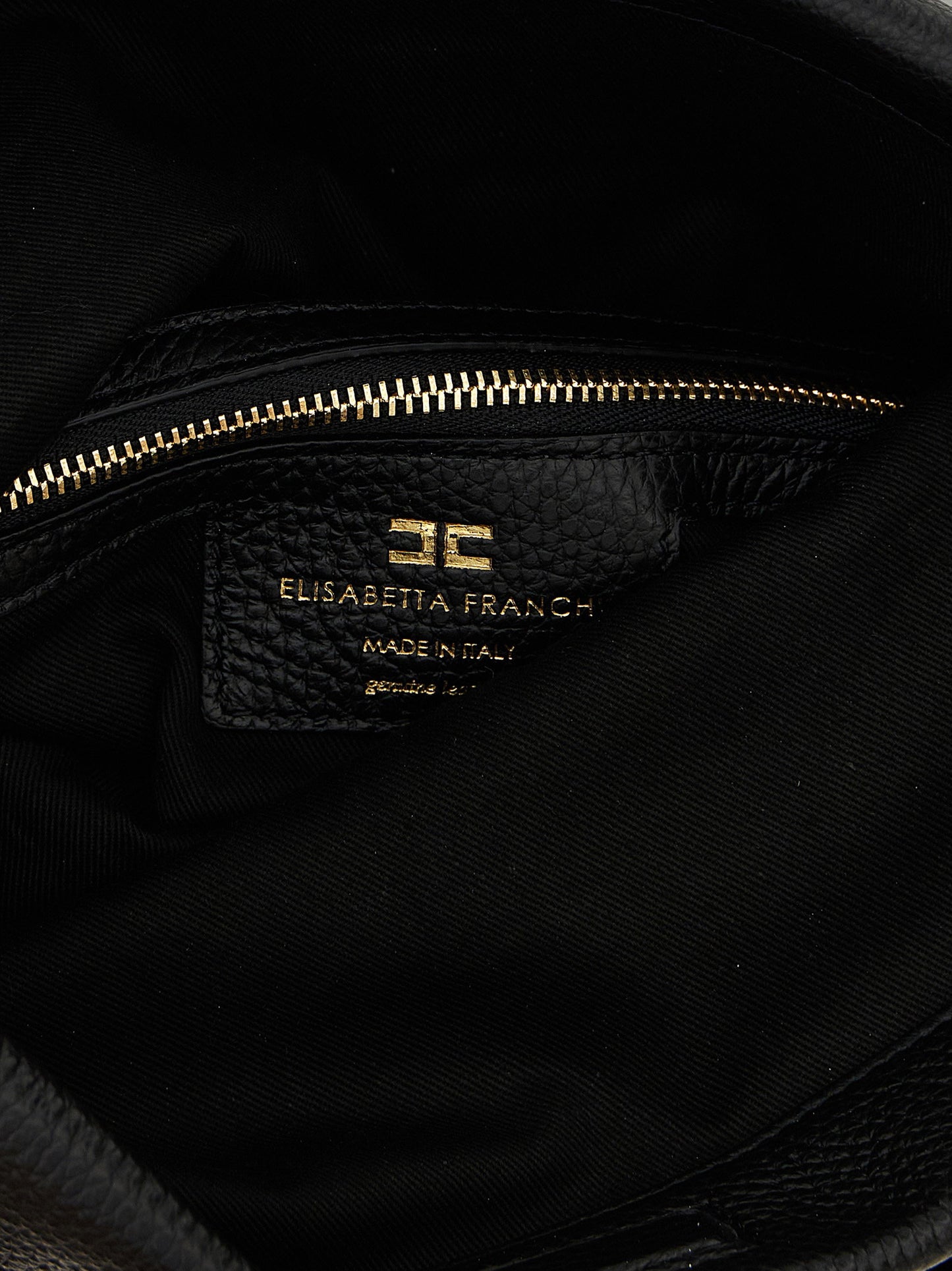 Elisabetta Franchi Logo Shoulder Bag