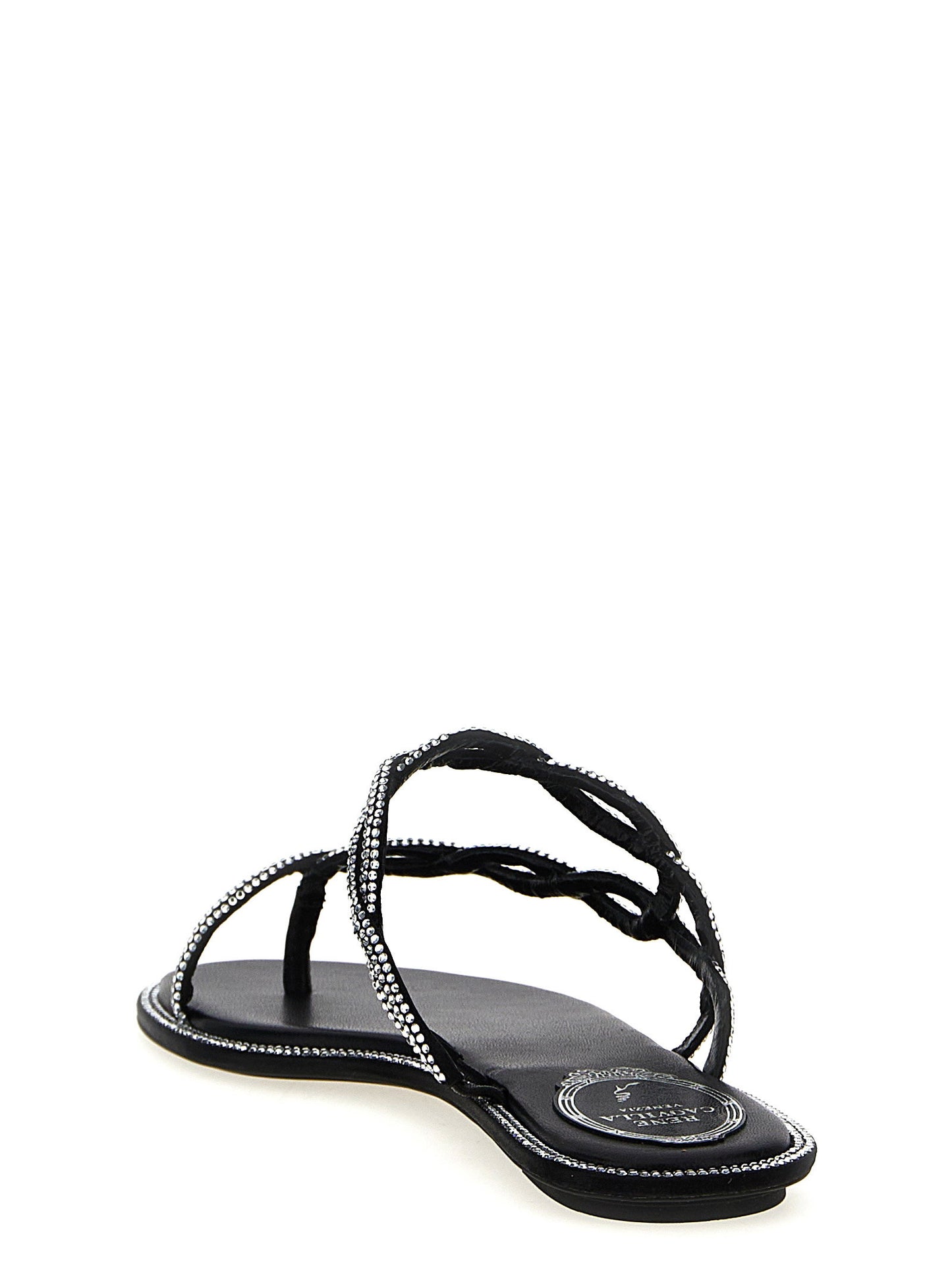 René Caovilla Braid Sandals