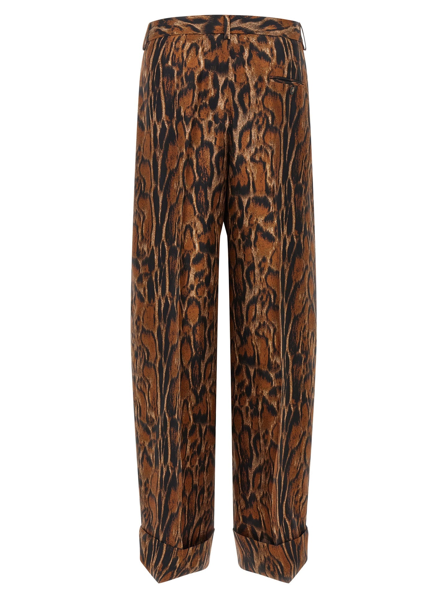 Alberto Biani Lynx Print Pants