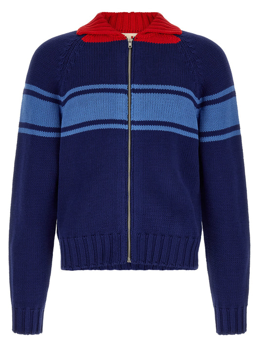 Marni Color Block Details Cardigan