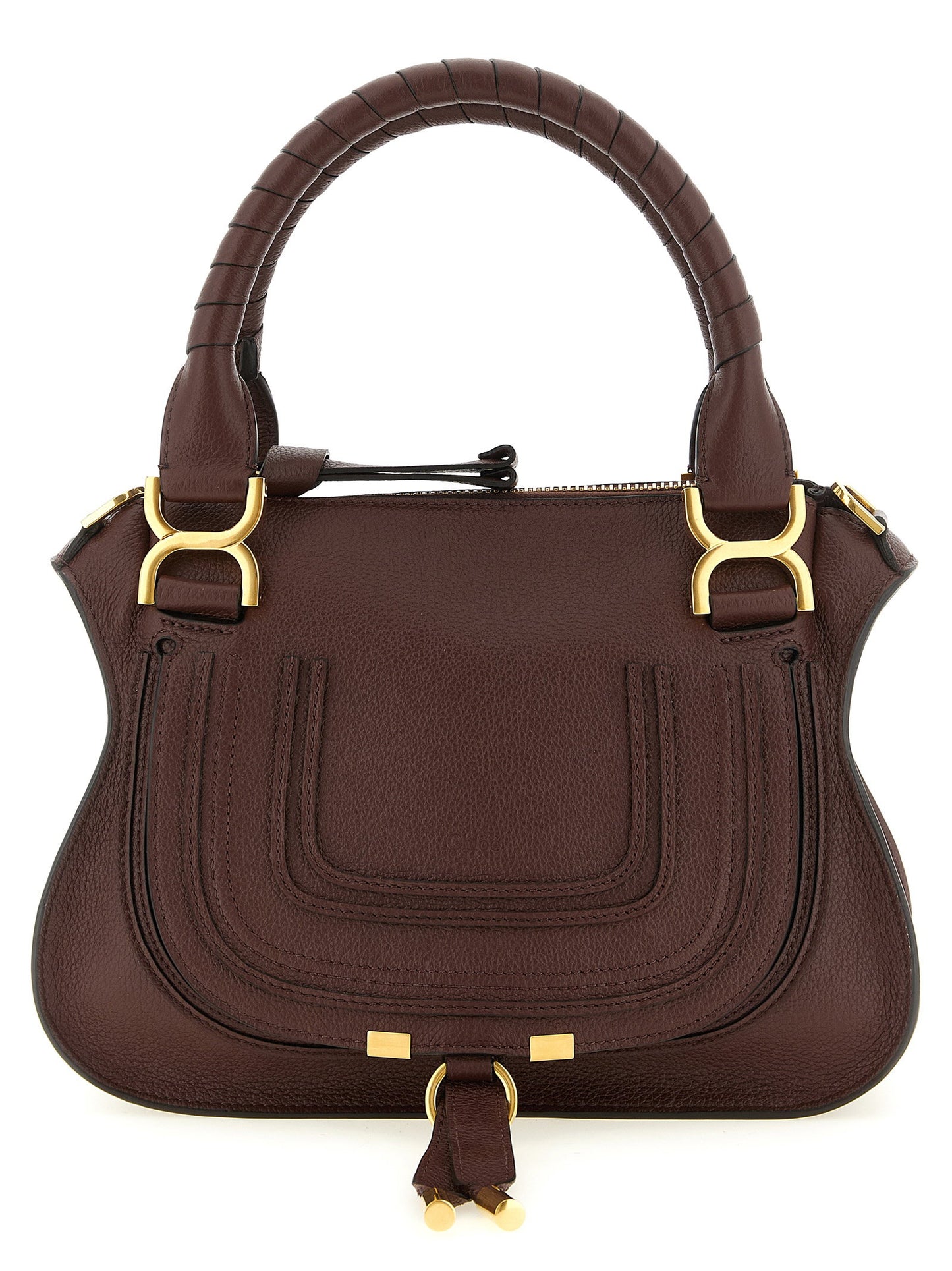 Chloé Marcie Bag With Saddle Stitching
