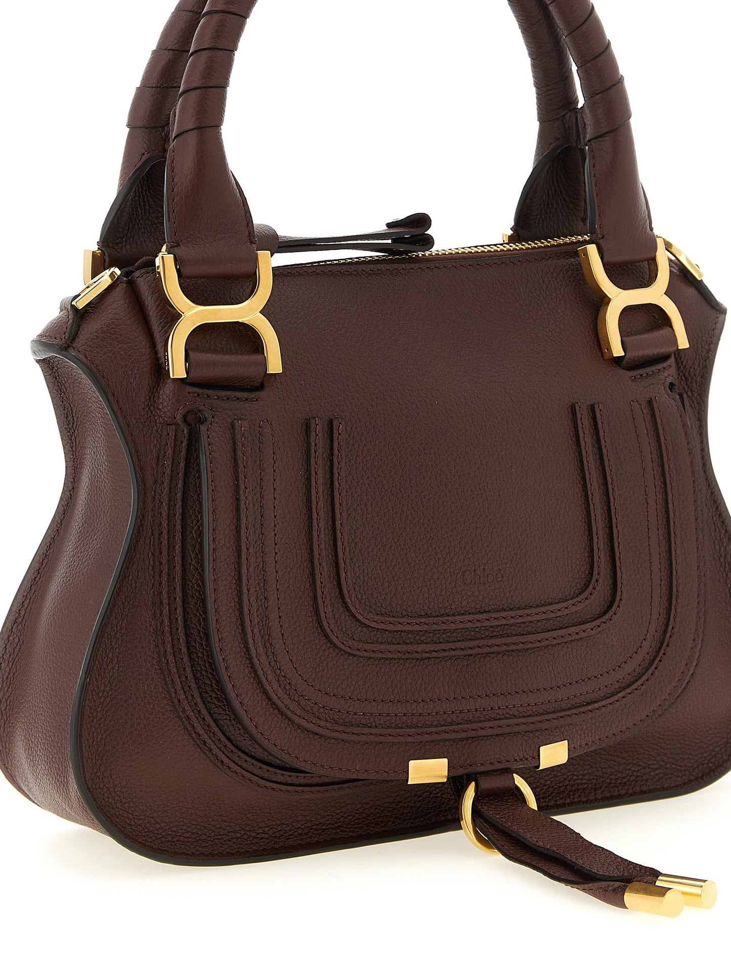 Chloé Marcie Bag With Saddle Stitching