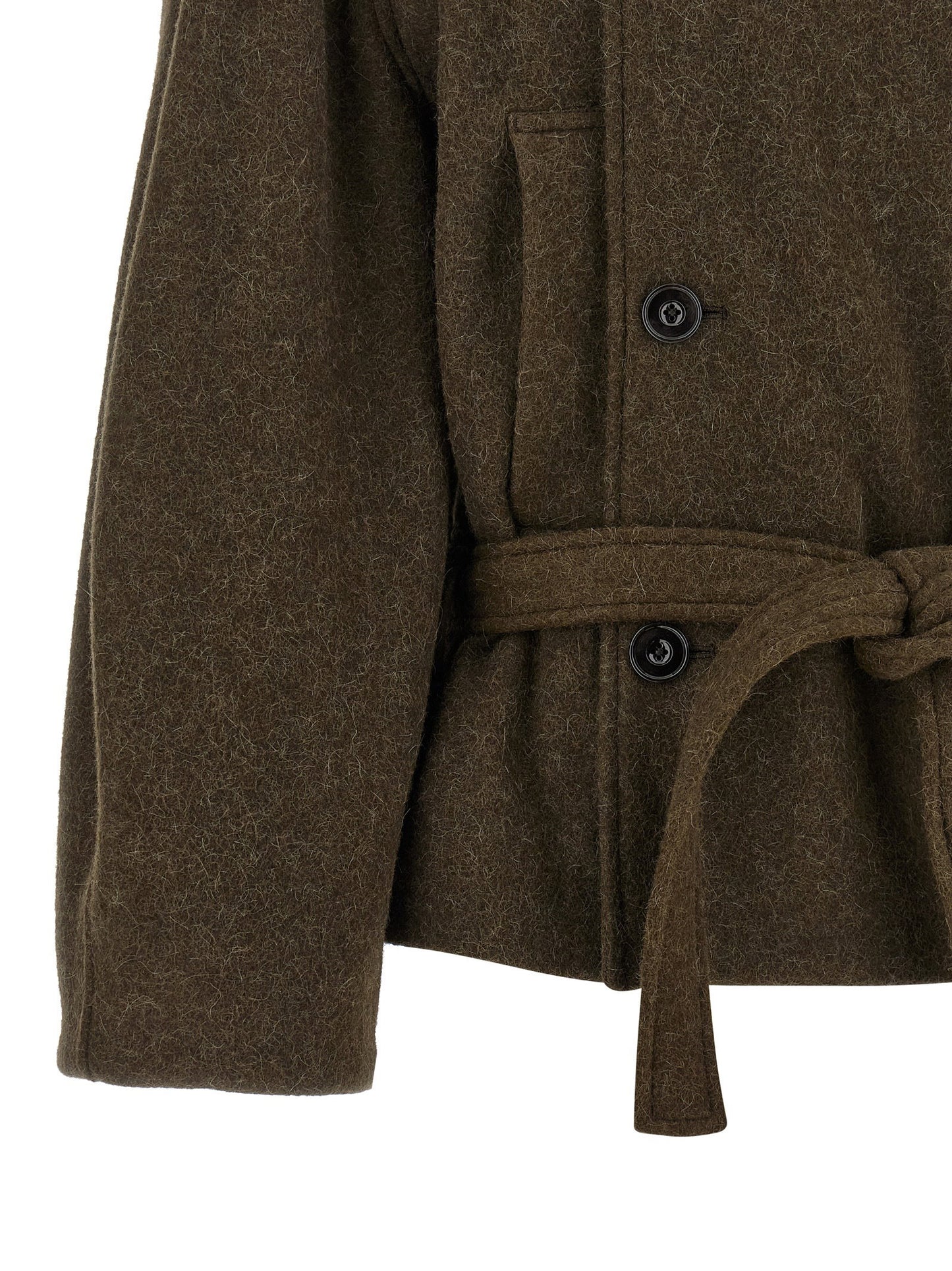 Lemaire Short Wrap Coat