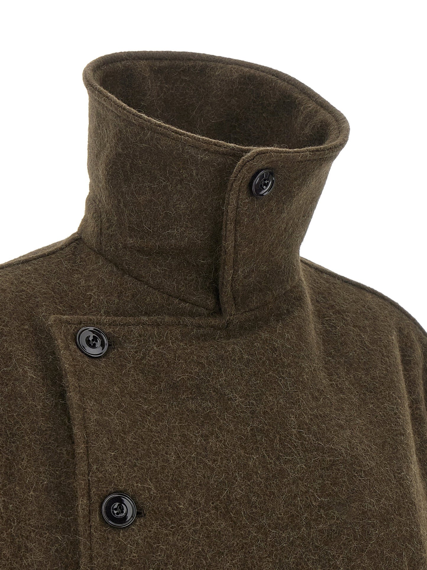 Lemaire Short Wrap Coat