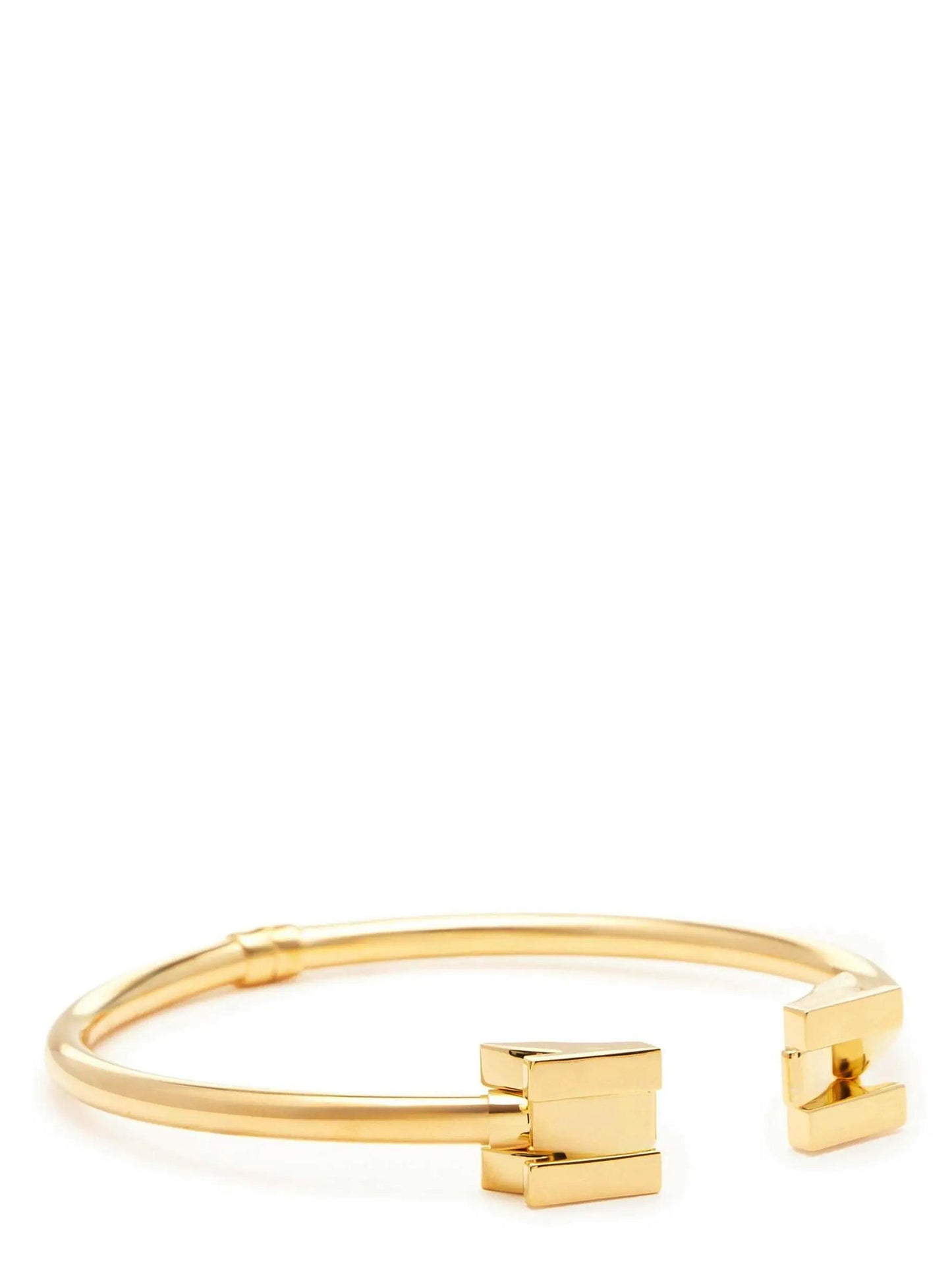 Elisabetta Franchi Geometric Logo Necklace