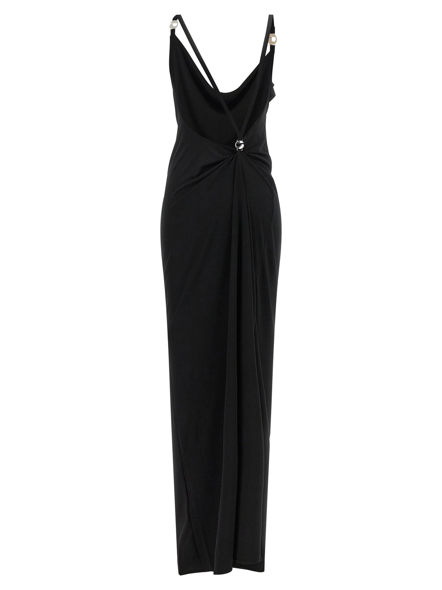 Coperni Metallic Logo Dress