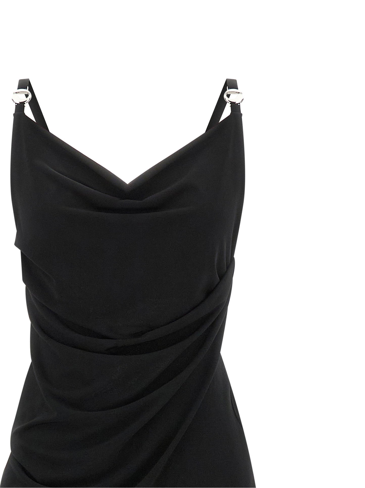 Coperni Metallic Logo Dress