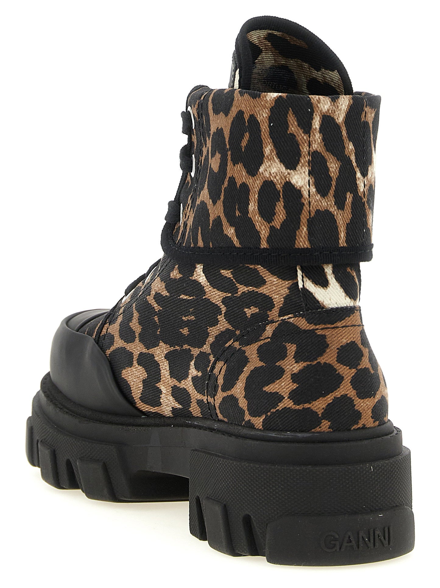 Ganni Denim Ankle Boots