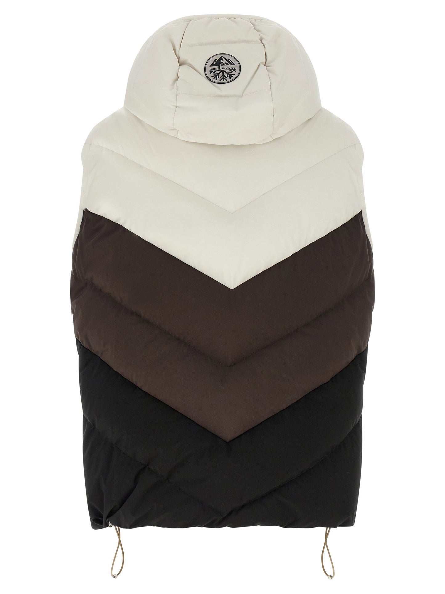 Kiton Chevron Stitching Padded Vest