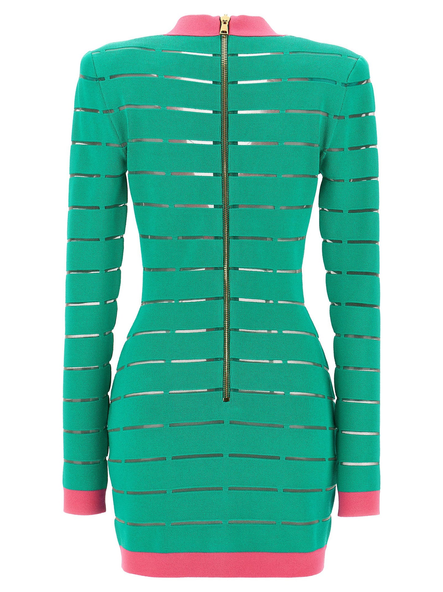 Balmain Two-tone Knit Dress