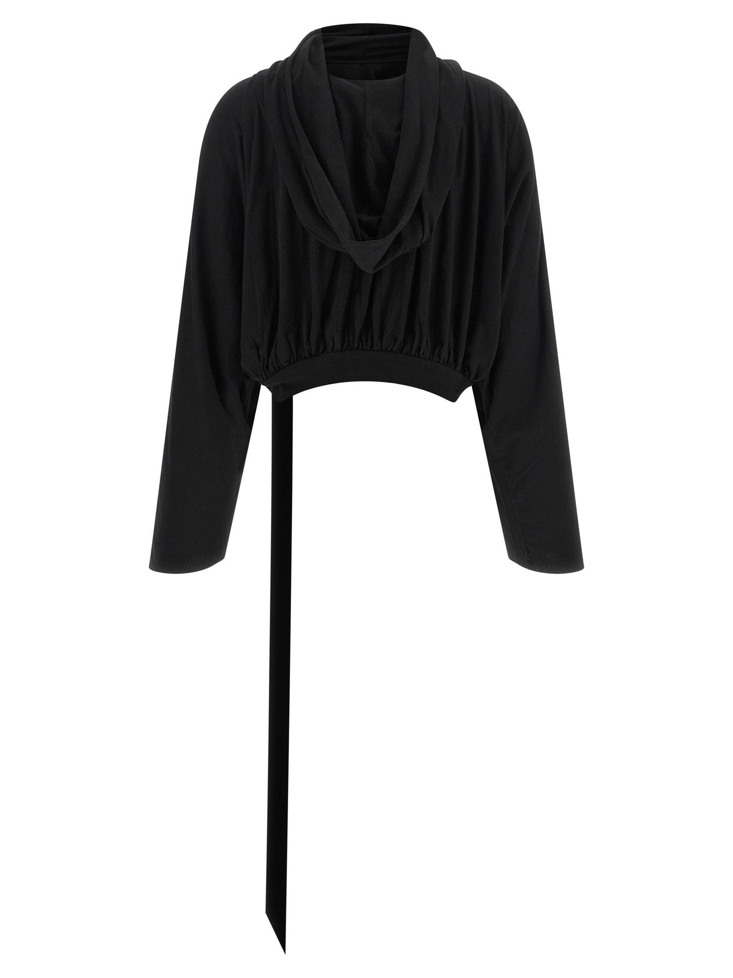 Drkshdw Cropped Hooded Top Long Sleeve Sweater