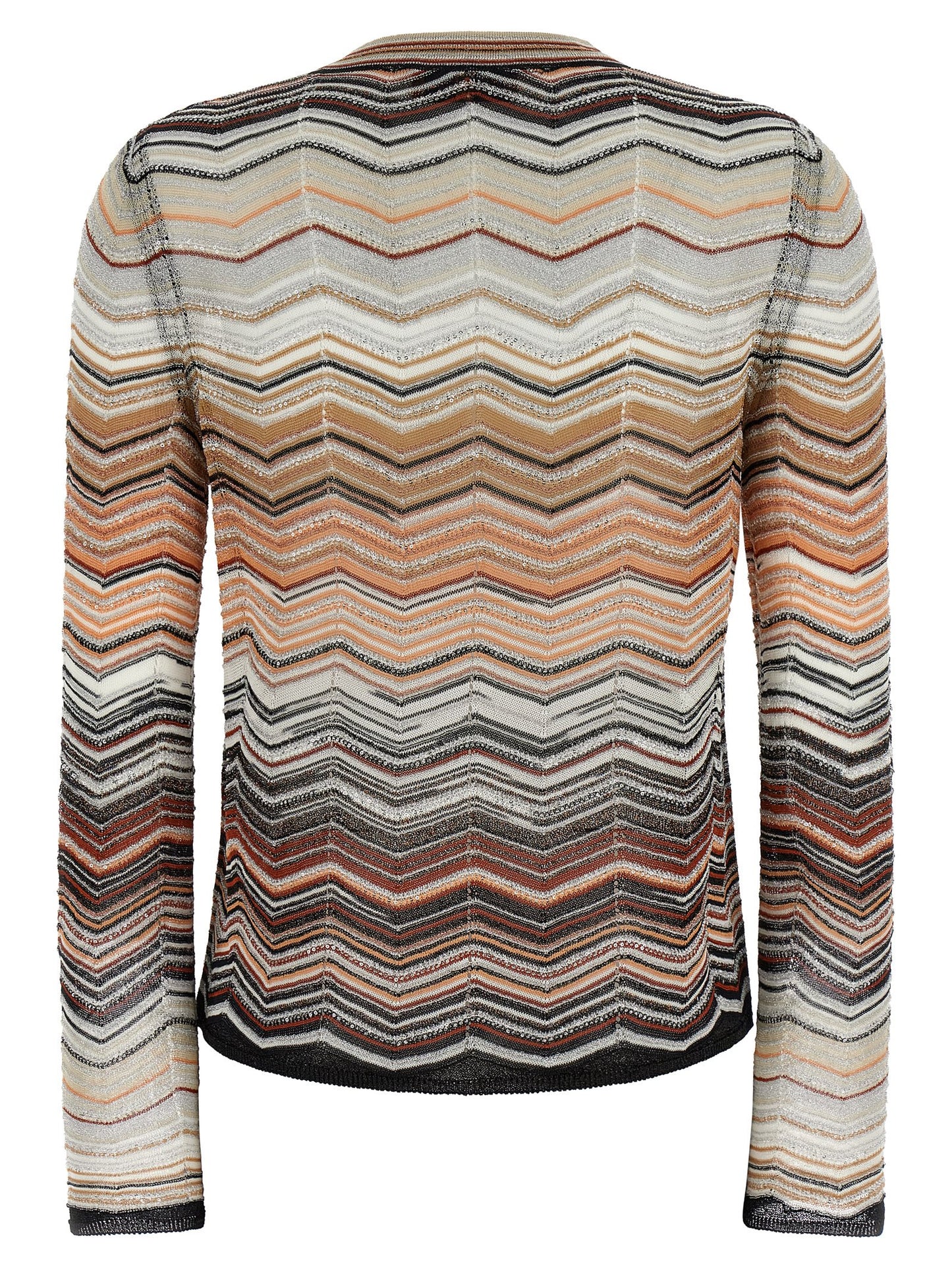 Missoni Chevron Lamé Cardigan
