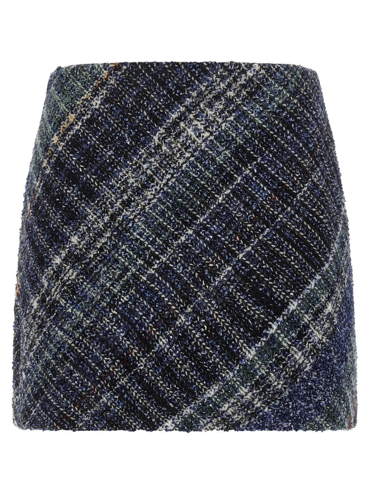Missoni Check Wool Skirt