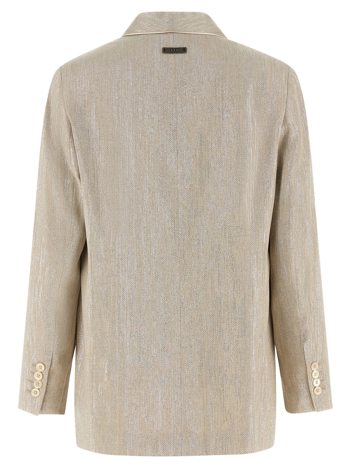 Peserico Lamé Thread Blazer
