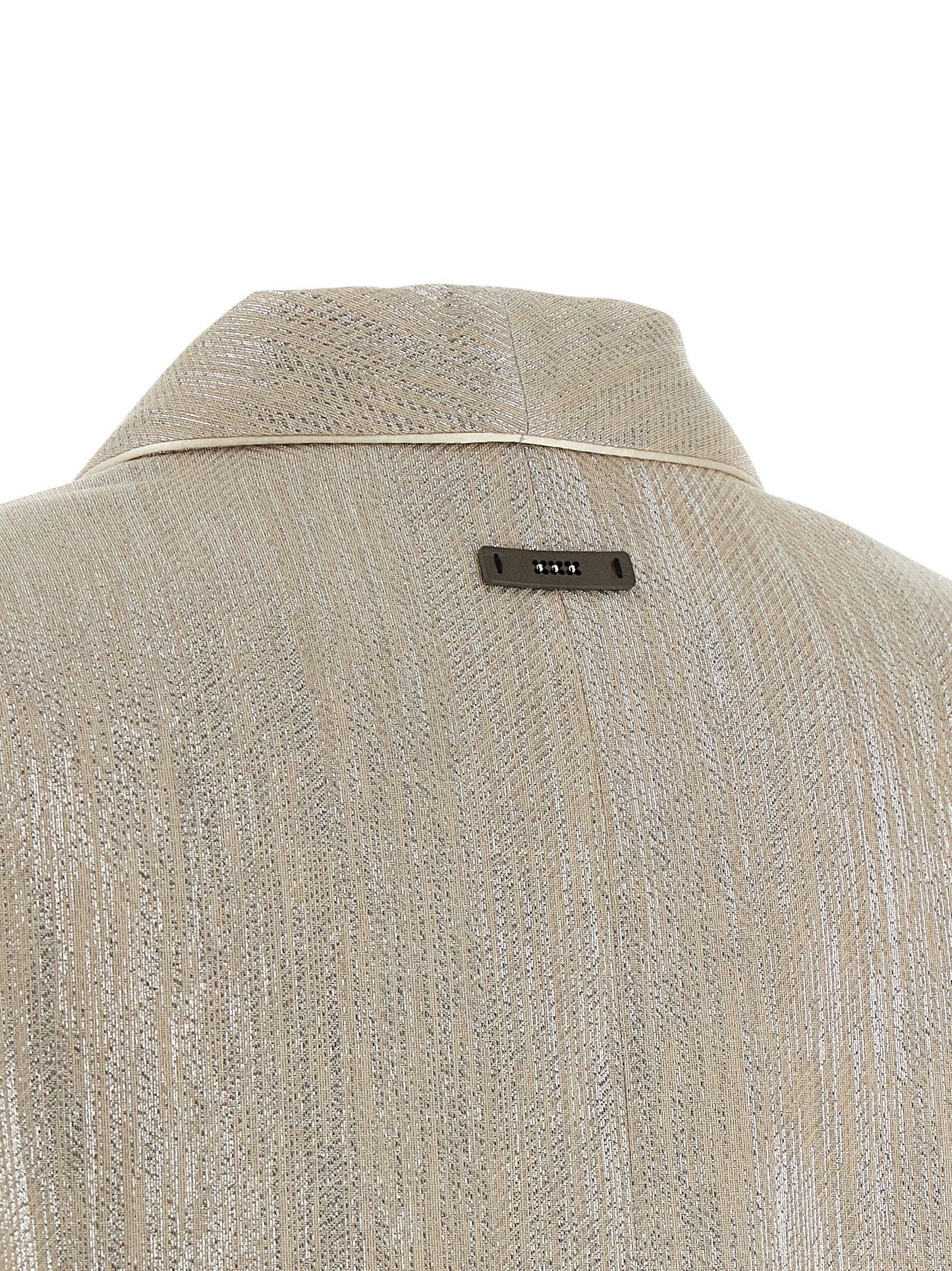 Peserico Lamé Thread Blazer