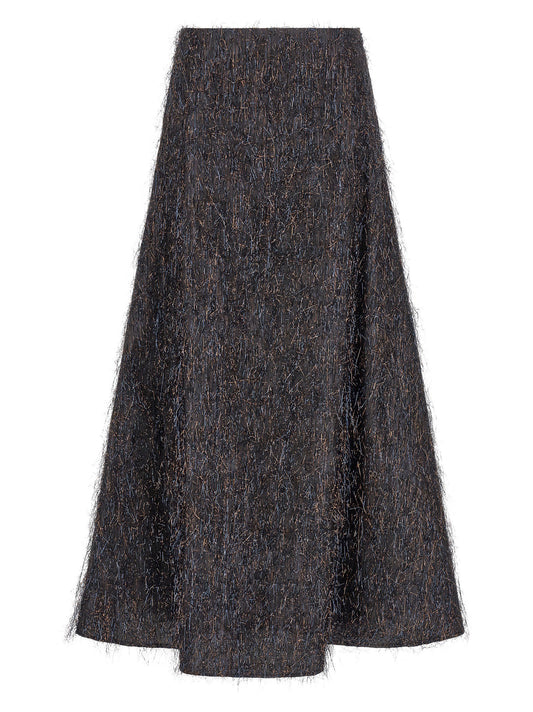 Peserico Skirt With Metallic Fringes