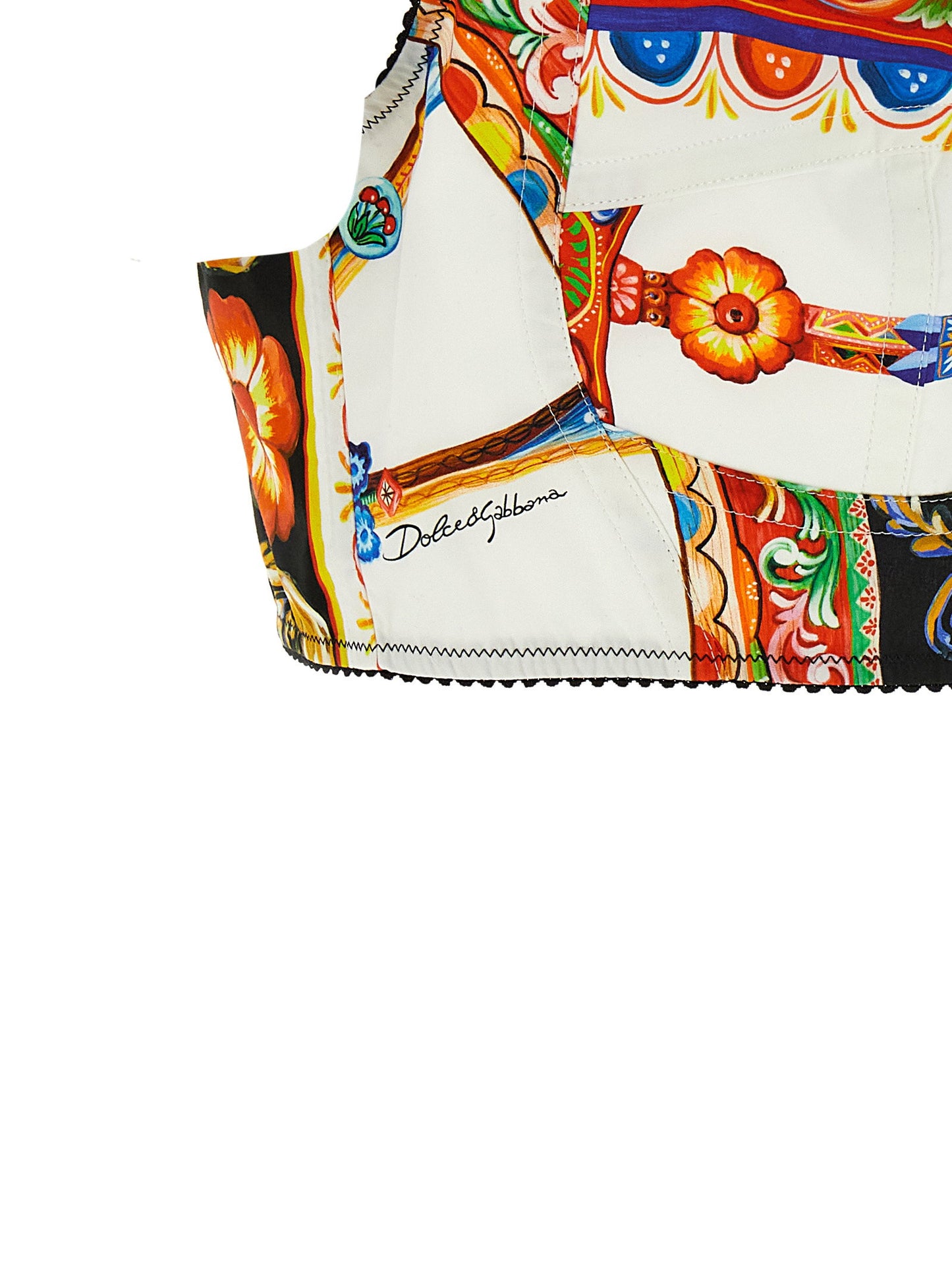 Dolce & Gabbana Carretto Crop Top