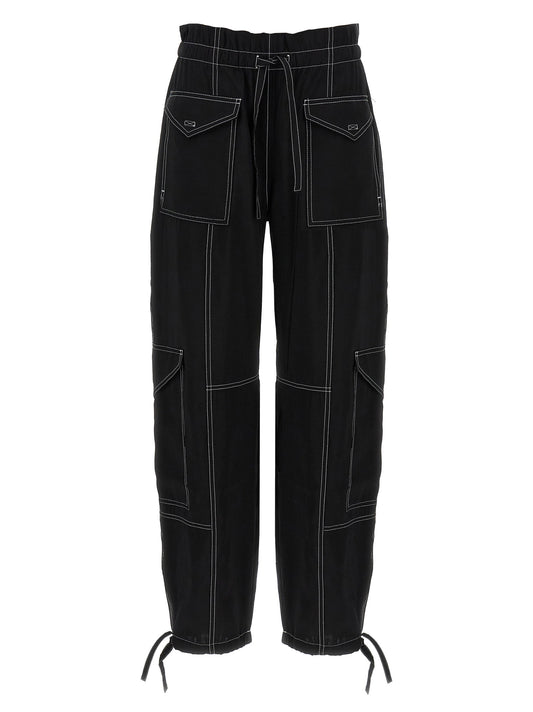 Ganni Light Slub Pocket Pants