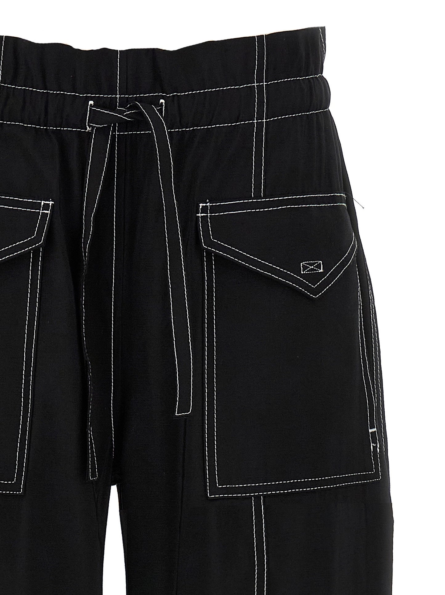 Ganni Light Slub Pocket Pants