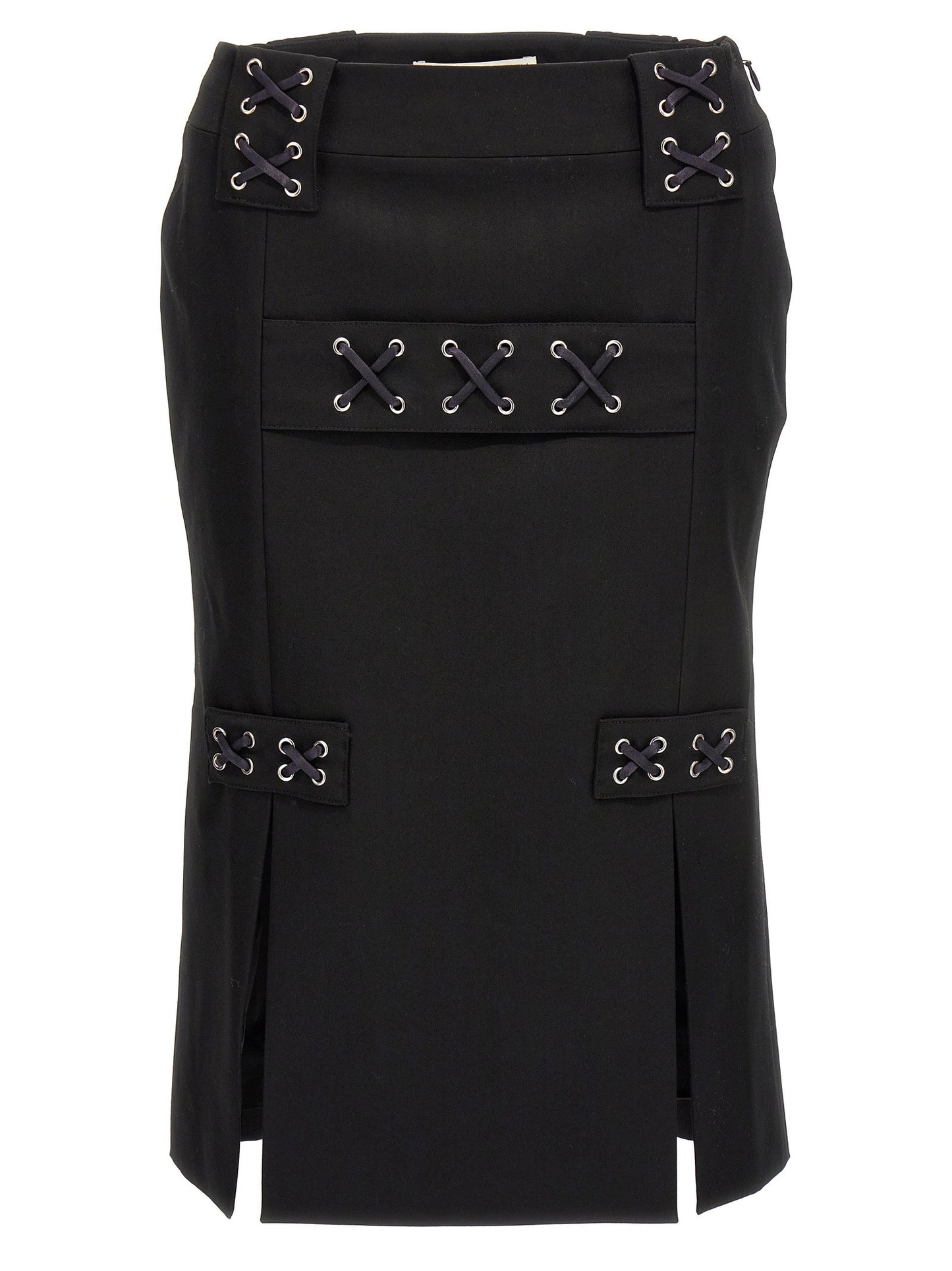 Alessandra Rich Lace-up Skirt